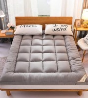 5/7 Feet Deluxe Mattress Topper [ash colour]